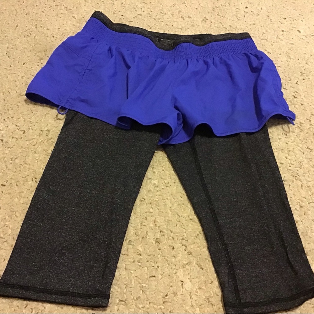 ATHLETA SZ MP SHORTS AND LEGGINGS GUC WORK OUT EXERCISE YOGA ETC